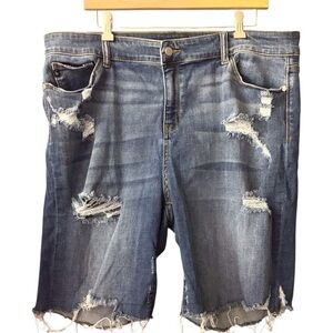 Judy Blue Classic Cut Off Jean Shorts size 3X